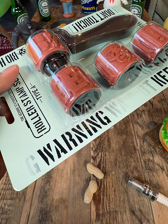 ミリタリー　ステンシル　ローラースタンプ　（Aタイプ）　コロコロスタンプ　ハンコ ■ アメリカン雑貨 アメリカ雑貨 |  | 03