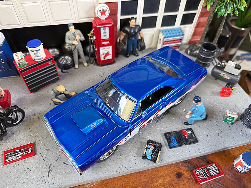 プリムスロードランナー1/18scale 青 Yahoo!オークション -「1／18 プリムス ロードランナー」の落札