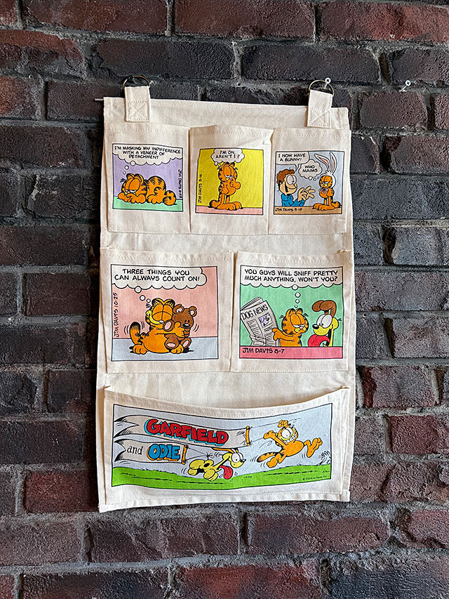 ガーフィールド　ウォールポケット　（ナチュラル） ■ アメリカン雑貨 アメリカ雑貨 | 