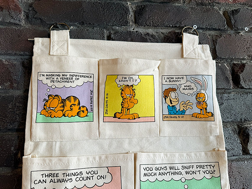 ガーフィールド　ウォールポケット　（ナチュラル） ■ アメリカン雑貨 アメリカ雑貨 |  | 01