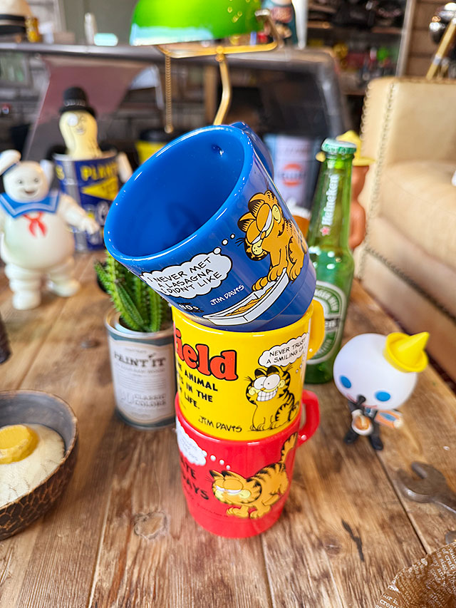 ガーフィールド スタッキングマグ 330ml （ブルー） プラスチック製