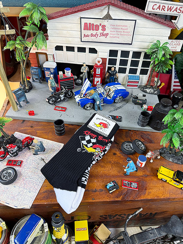 クレイスミス　チェッカー　ソックス　25〜28cm　（ブラック） ■ アメリカン雑貨 アメリカ雑貨 |  | 02