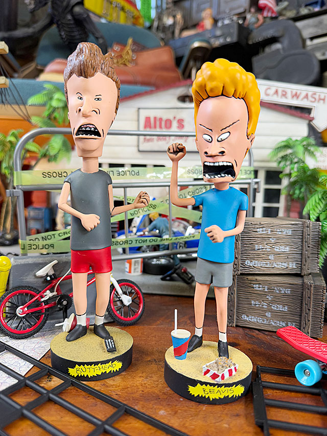 NECA ビーバス＆バットヘッド ヘッドノッカー （2体セット） ボビング