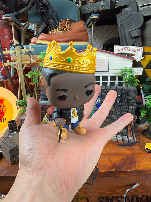 ファンコポップ　ノトーリアス B.I.G. with CROWN　フィギュア　ビギー・スモールズ ■ アメリカン雑貨 アメリカ雑貨 |  | 05
