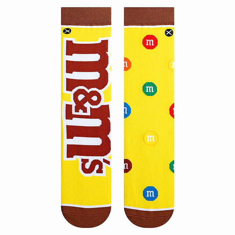 ODD SOX　M&M'S　ソックス　（M&M'S SPLIT YELLOW）　靴下　26〜30cm　オッドソックス ■ アメリカン雑貨 アメリカ雑貨 |  | 01