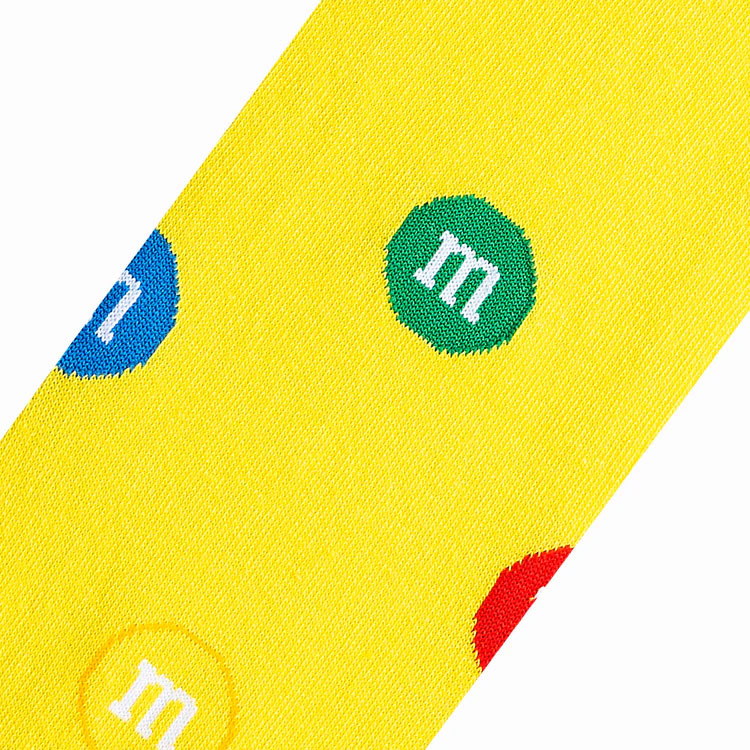 ODD SOX　M&M'S　ソックス　（M&M'S SPLIT YELLOW）　靴下　26〜30cm　オッドソックス ■ アメリカン雑貨 アメリカ雑貨 |  | 03