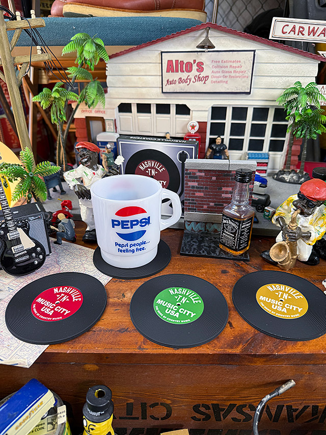 ナッシュビル　レコードコースター　6Pセット ■ アメリカン雑貨 アメリカ雑貨 |  | 02
