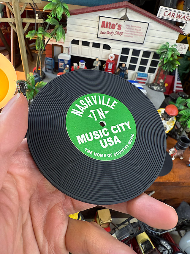 ナッシュビル　レコードコースター　6Pセット ■ アメリカン雑貨 アメリカ雑貨 |  | 04