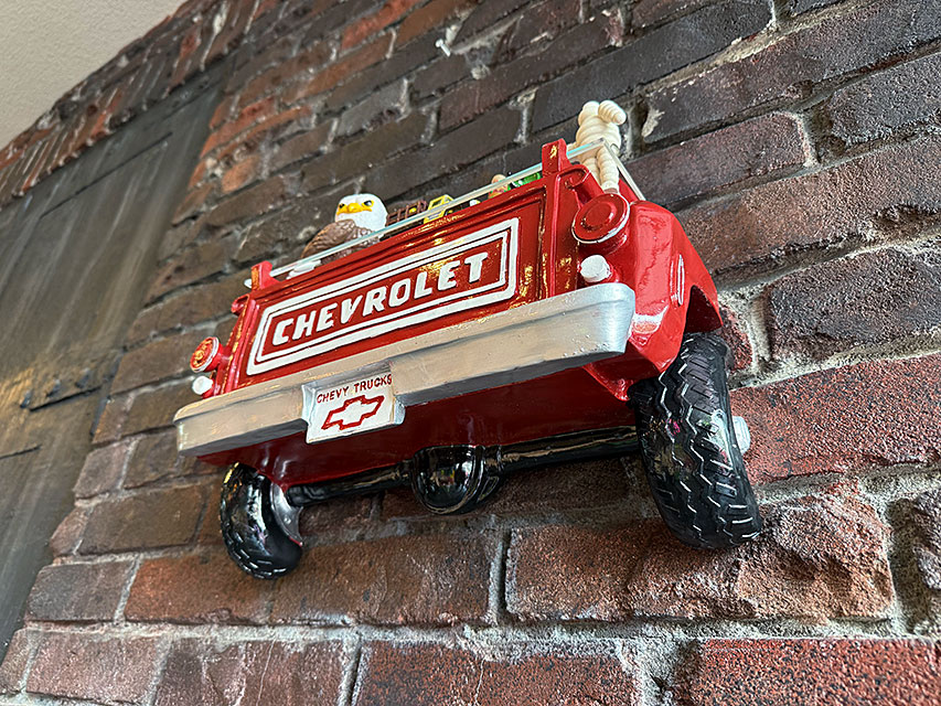 シボレー　3100　ピックアップトラック　カーシェルフ　Sサイズ　（レッド） ■ アメリカン雑貨 アメリカ雑貨 |  | 03