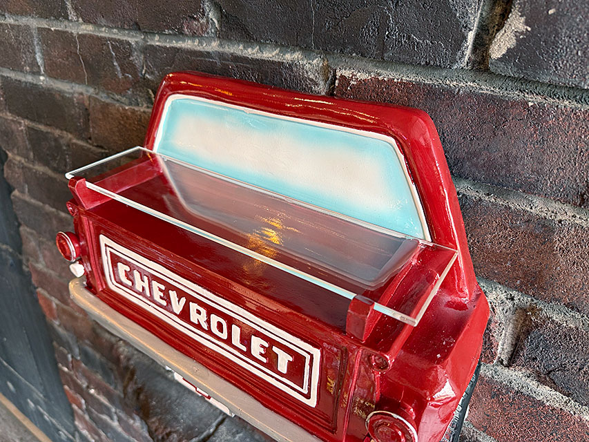 シボレー　3100　ピックアップトラック　カーシェルフ　Sサイズ　（レッド） ■ アメリカン雑貨 アメリカ雑貨 |  | 07