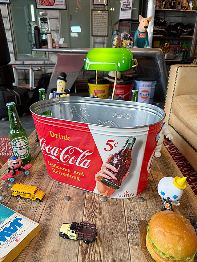 コカ・コーラ　パーティータブ　（コンツアーボトル）　オーバルバケツ　オーバルタブ ■ アメリカン雑貨 アメリカ雑貨 | Coca Cola