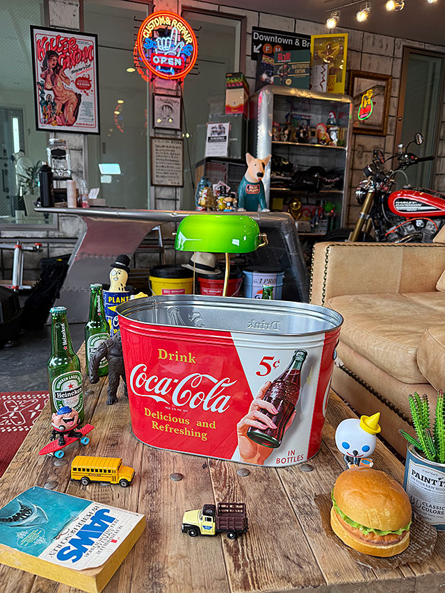 コカ・コーラ　パーティータブ　（コンツアーボトル）　オーバルバケツ　オーバルタブ ■ アメリカン雑貨 アメリカ雑貨 | Coca Cola | 04
