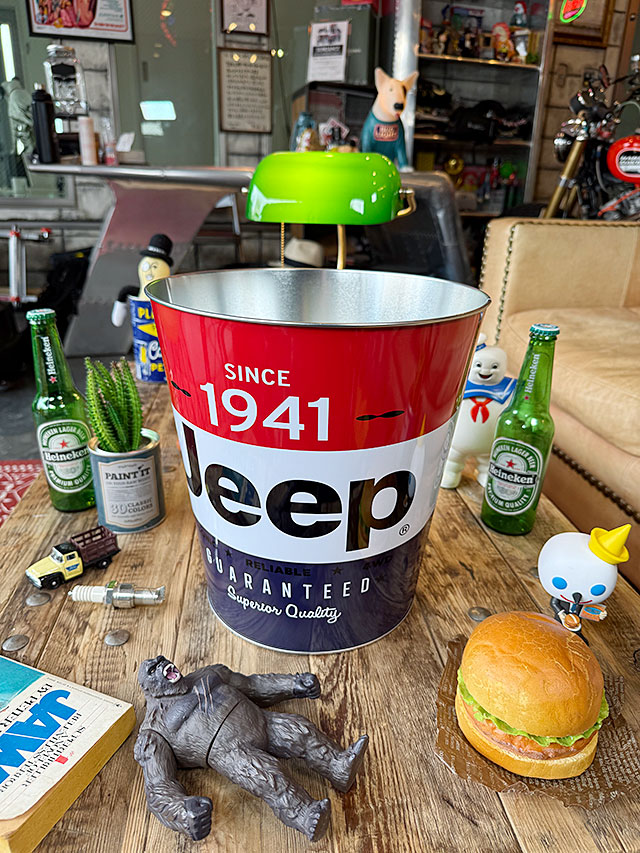 JEEP　ジープ　トラッシュカン　ゴミ箱 ■ アメリカン雑貨 アメリカ雑貨 爆買 | 