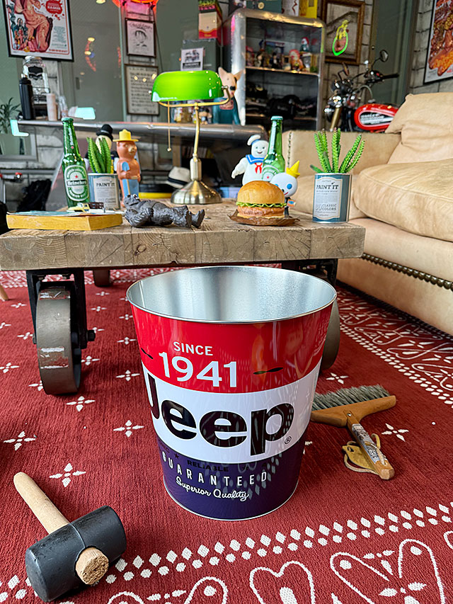 JEEP　ジープ　トラッシュカン　ゴミ箱 ■ アメリカン雑貨 アメリカ雑貨 爆買 |  | 04