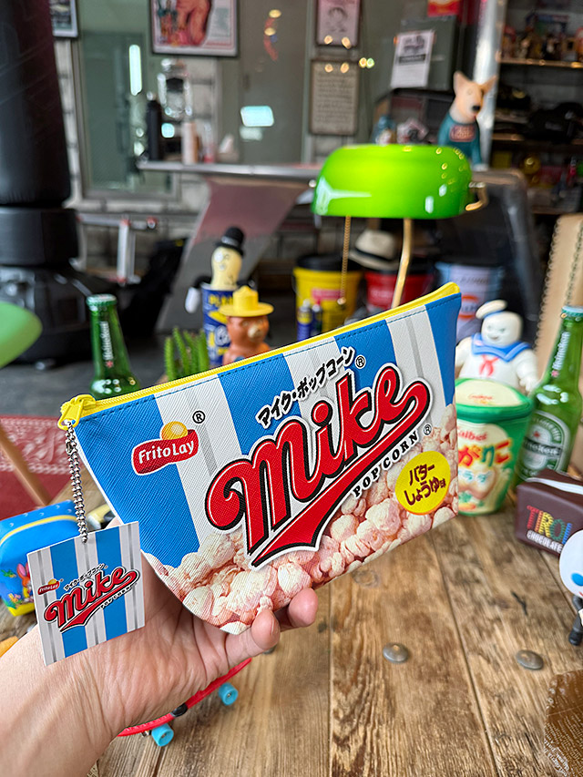 駄菓子屋シリーズ　お菓子の舟形ポーチ　（マイクポップコーン）　オフィシャルグッズ　昭和レトロ ■ アメリカン雑貨 アメリカ雑貨 |  | 03