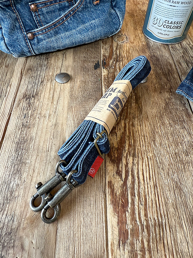 アライヤン　ショルダーストラップ　（濃色）　岡山産デニム　MADE IN JAPAN　デニムループ　※こちらはストラップのみです | 