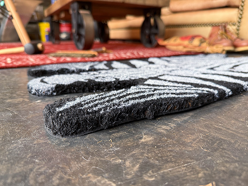 金持ち猛獣ジュータンのココマット　（シマウマ）　コイヤーマット　玄関マット　ゼブラ ■ アメリカン雑貨 アメリカ雑貨 |  | 02