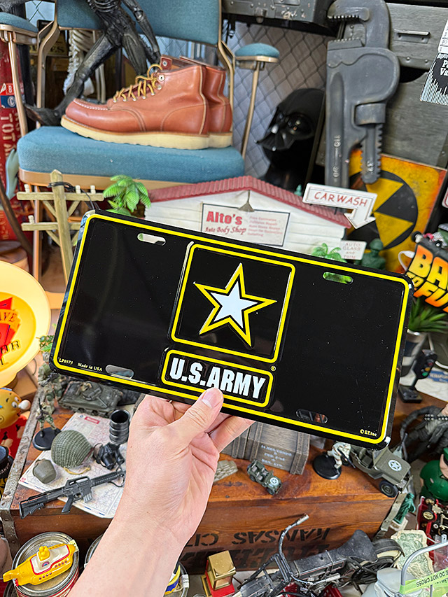 U.S.アーミー　ライセンスプレート　（現行ロゴ） ■ アメリカン雑貨 アメリカ雑貨 |  | 02