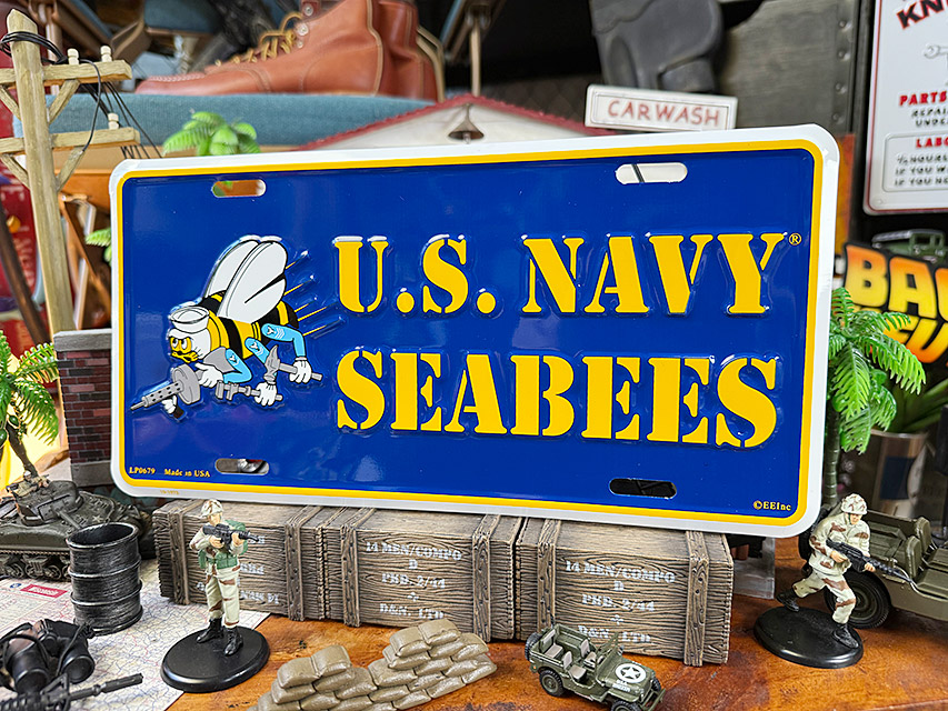 U.S.ネイビー　シービーズ　ミリタリーライセンスプレート ■ アメリカン雑貨 アメリカ雑貨 | 
