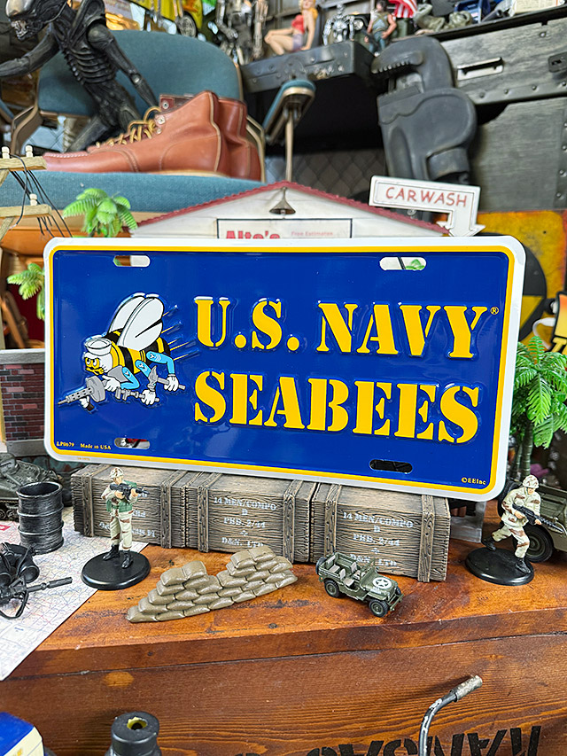 U.S.ネイビー　シービーズ　ミリタリーライセンスプレート ■ アメリカン雑貨 アメリカ雑貨 |  | 03