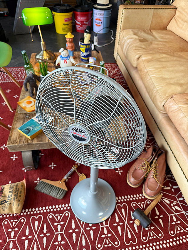 扇風機　ハモサ　レトロファン　フロア　（サックス）　HERMOSA RETORO FAN FLOOR　首振り　風量3段階　省エネ　サーキュレーター |  | 01