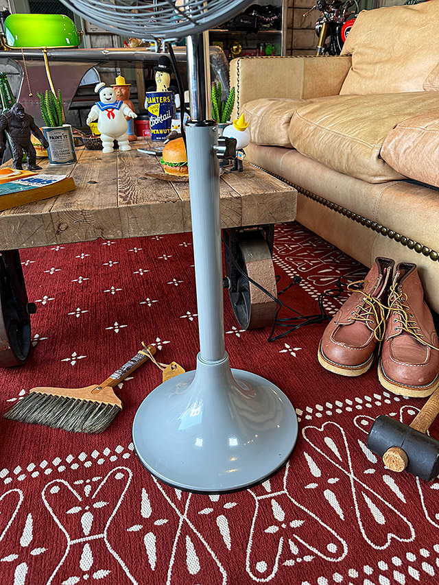 扇風機　ハモサ　レトロファン　フロア　（サックス）　HERMOSA RETORO FAN FLOOR　首振り　風量3段階　省エネ　サーキュレーター |  | 04