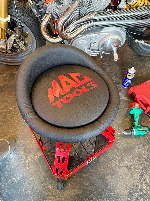 ＼新品！即納！／☆★Mac Tools スツール！座面高調整可！キャスター付 楽天市場】レビューキャンペーン目玉品◎当日発送品◎mactools