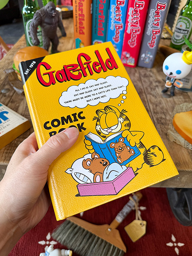ガーフィールド　コミック　ブックボックス　（イエロー）　シークレットボックス　隠し収納箱 ■ アメリカン雑貨 アメリカ雑貨 |  | 04