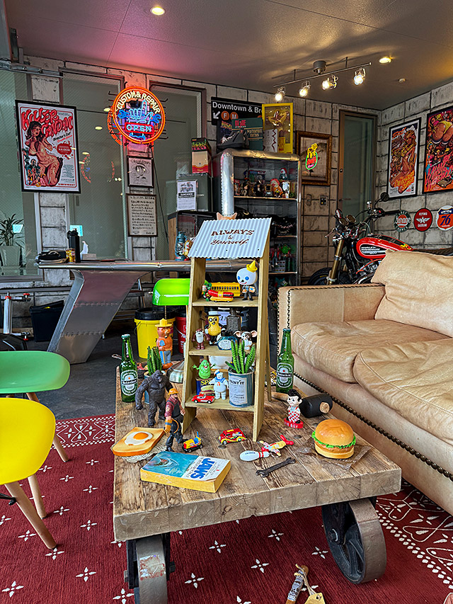 ジャンクガレージ　ウッドラダー　ディスプレイ台　（ホワイト）　ディスプレイラダー ■ アメリカン雑貨 アメリカ雑貨 |  | 05