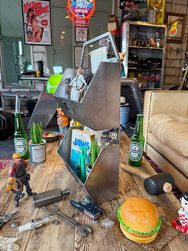 インダストリアル　メタルウォールラック　2段タイプ　壁掛け収納　レターラック ■ アメリカン雑貨 アメリカ雑貨 |  | 04