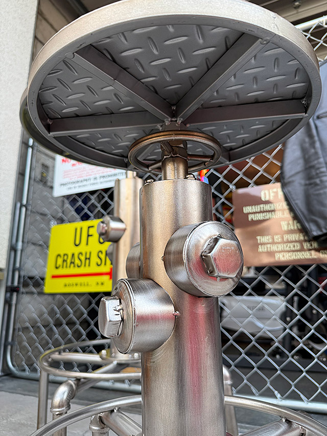 インダストリアル　ウォーターパイプ　メタルテーブル　＆　メタルスツール2脚　合計3点セット ■ アメリカン雑貨 アメリカ雑貨 |  | 11