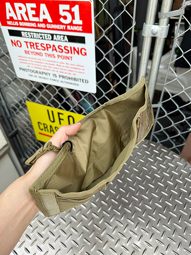 ミリタリー 3つ折り ウォレット 財布 （コヨーテ） □ アメリカン雑貨