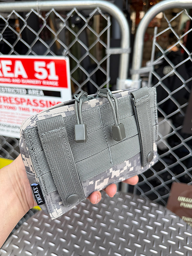 ミリタリー　モールポーチ　B-5901　（ACU/デジカモ） ■ アメリカ雑貨 アメリカン雑貨 |  | 01
