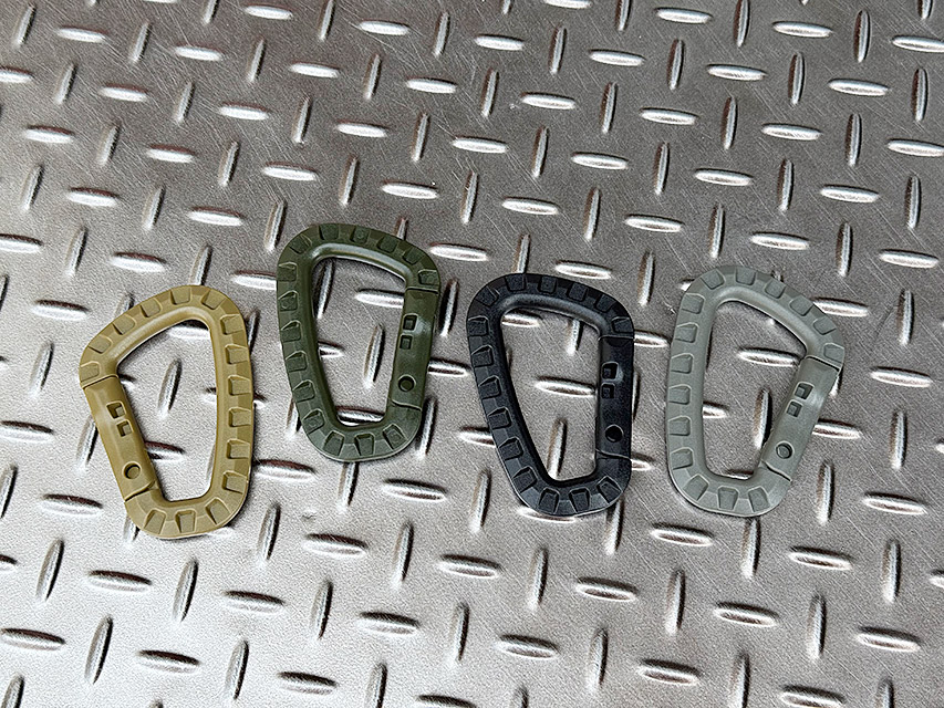 ミリタリー　U.S.タイプ　カラビナフック　Dリング　（オリーブ）　単品 ■ アメリカン雑貨 アメリカ雑貨 |  | 03