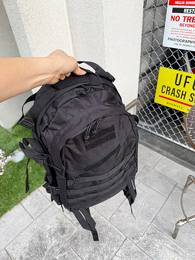 米軍タイプ　A-3　ミリタリー　バックパック　40L　（ブラック）　U.S.タイプ　リュック ■ アメリカン雑貨 アメリカ雑貨 |  | 07