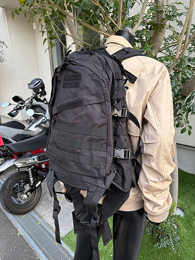 米軍タイプ　A-3　ミリタリー　バックパック　40L　（ブラック）　U.S.タイプ　リュック ■ アメリカン雑貨 アメリカ雑貨 | 