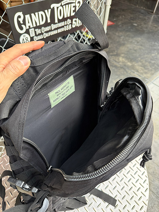 米軍タイプ　A-3　ミリタリー　バックパック　40L　（ブラック）　U.S.タイプ　リュック ■ アメリカン雑貨 アメリカ雑貨 |  | 11