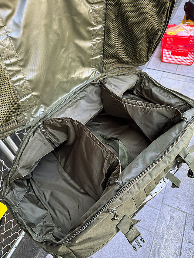 ミリタリー B-126 3WAY シーサックバッグ 大容量 45Lサイズ （オリーブ