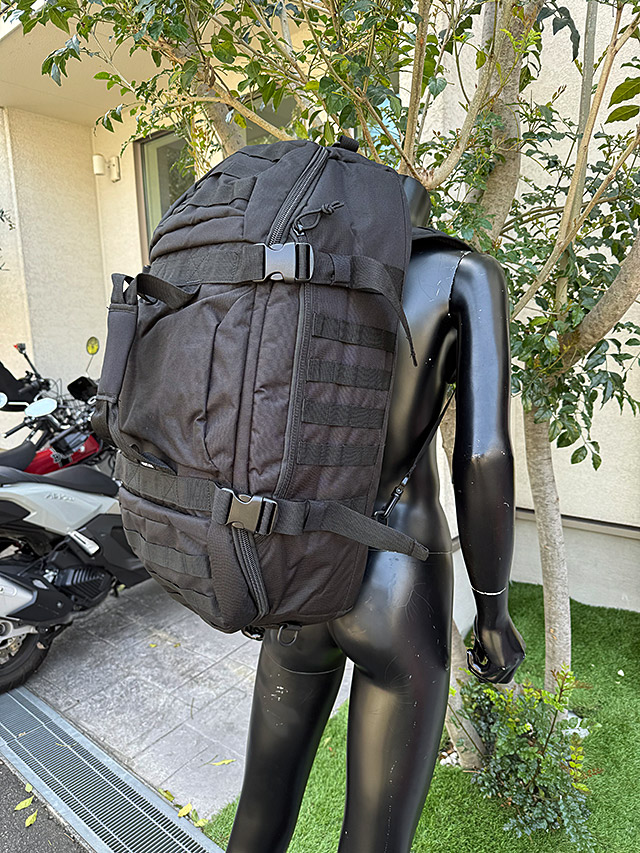 ミリタリー　B-126　3WAY　シーサックバッグ　大容量　45Lサイズ　（ブラック）　リュック　ショルダーバッグ　ボストンバッグ | 