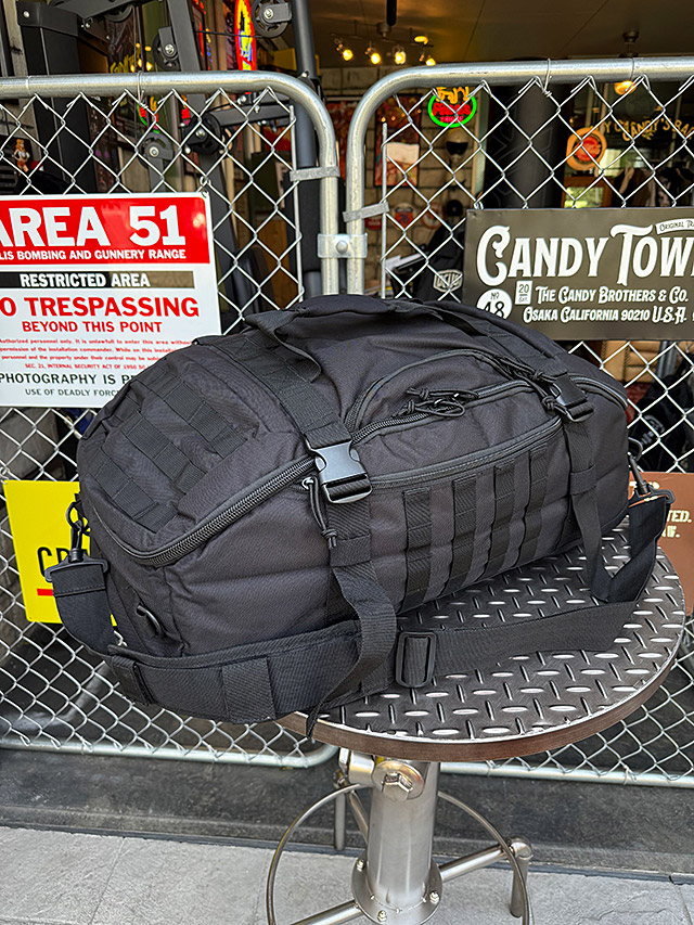 ミリタリー　B-126　3WAY　シーサックバッグ　大容量　45Lサイズ　（ブラック）　リュック　ショルダーバッグ　ボストンバッグ |  | 08