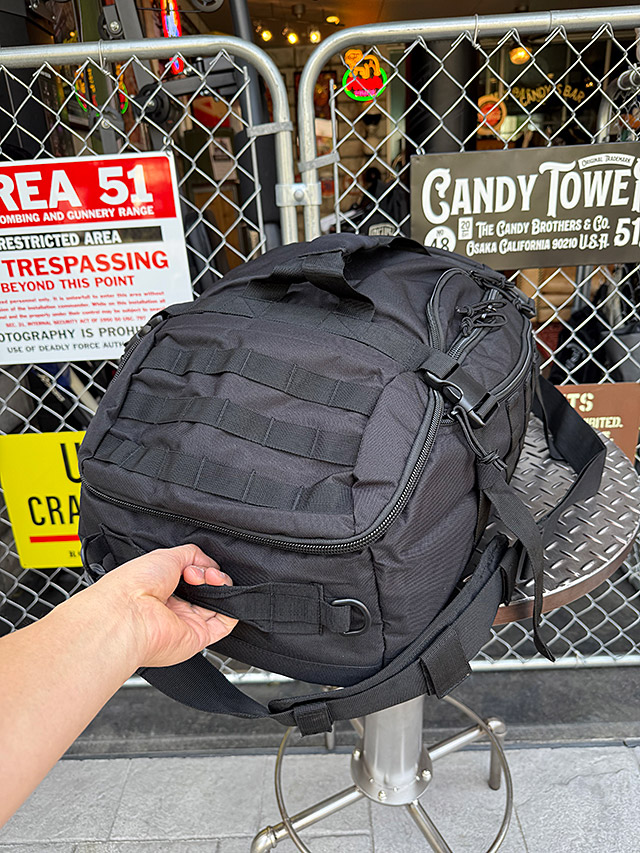 ミリタリー　B-126　3WAY　シーサックバッグ　大容量　45Lサイズ　（ブラック）　リュック　ショルダーバッグ　ボストンバッグ |  | 10