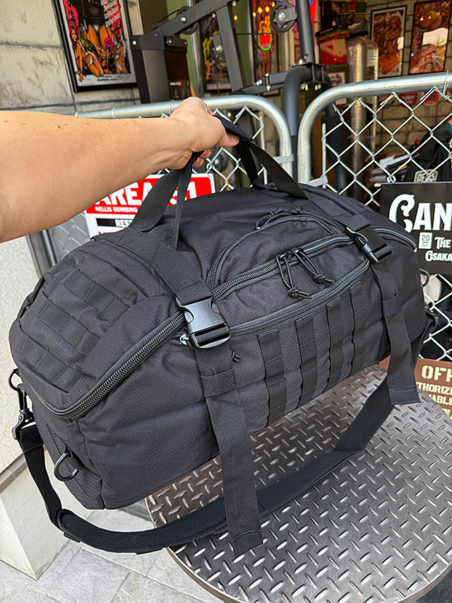 ミリタリー　B-126　3WAY　シーサックバッグ　大容量　45Lサイズ　（ブラック）　リュック　ショルダーバッグ　ボストンバッグ |  | 17