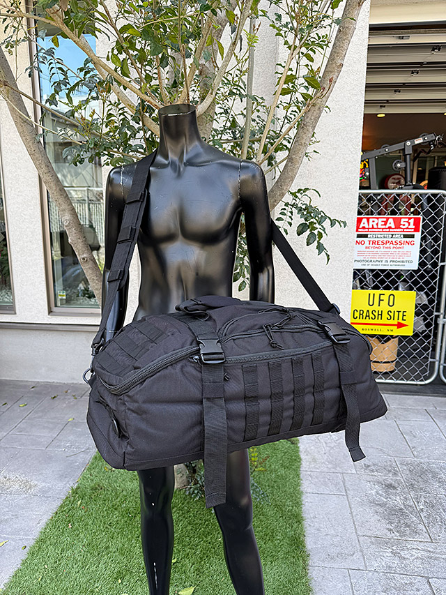 ミリタリー　B-126　3WAY　シーサックバッグ　大容量　45Lサイズ　（ブラック）　リュック　ショルダーバッグ　ボストンバッグ |  | 18