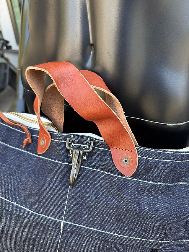 マストロ　デニム　ヘルメットバッグ　岡山産デニム　（インデイゴリジッド）　MADE IN JAPAN　アライヤン ■ アメリカ雑貨 アメリカン雑貨 |  | 03