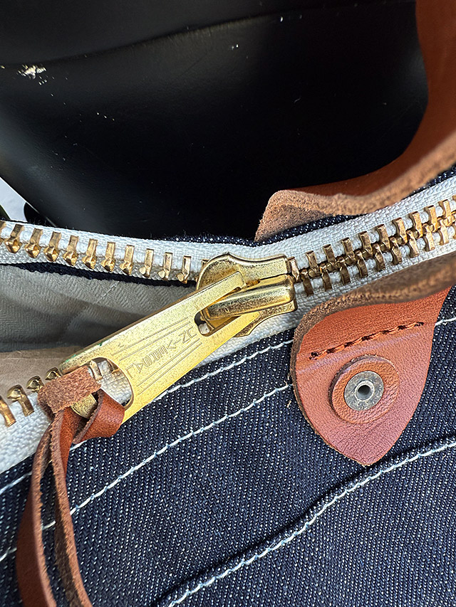 マストロ　デニム　ヘルメットバッグ　岡山産デニム　（インデイゴリジッド）　MADE IN JAPAN　アライヤン ■ アメリカ雑貨 アメリカン雑貨 |  | 07