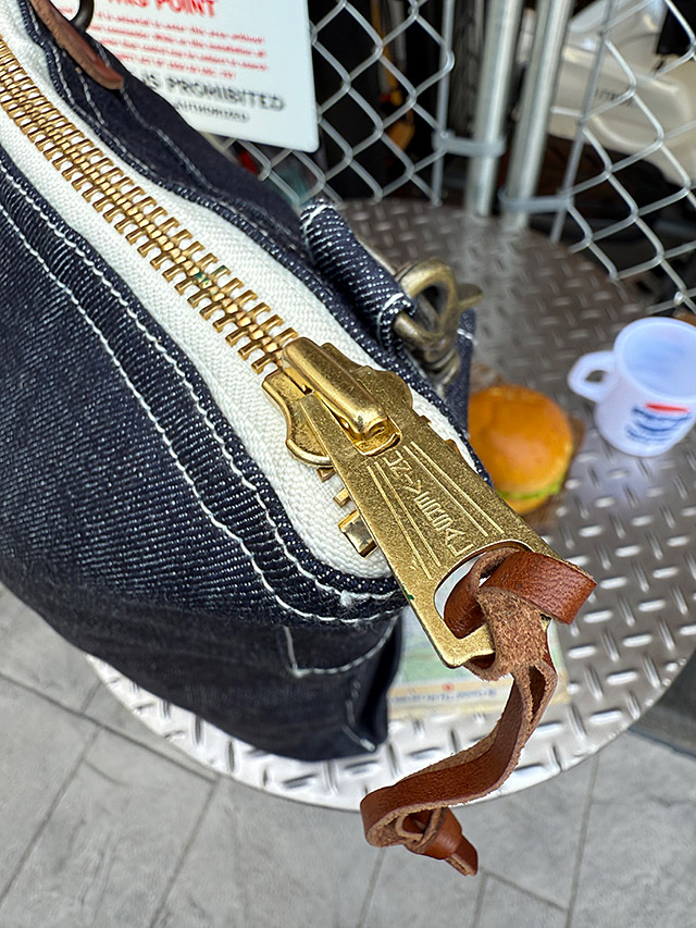 マストロ　デニム　ヘルメットバッグ　岡山産デニム　（インデイゴリジッド）　MADE IN JAPAN　アライヤン ■ アメリカ雑貨 アメリカン雑貨 |  | 09