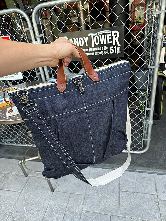 マストロ　デニム　ヘルメットバッグ　岡山産デニム　（インデイゴリジッド）　MADE IN JAPAN　アライヤン ■ アメリカ雑貨 アメリカン雑貨 |  | 12