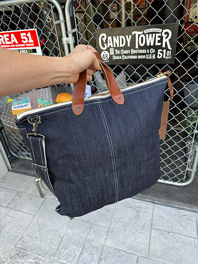 マストロ　デニム　ヘルメットバッグ　岡山産デニム　（インデイゴリジッド）　MADE IN JAPAN　アライヤン ■ アメリカ雑貨 アメリカン雑貨 |  | 13