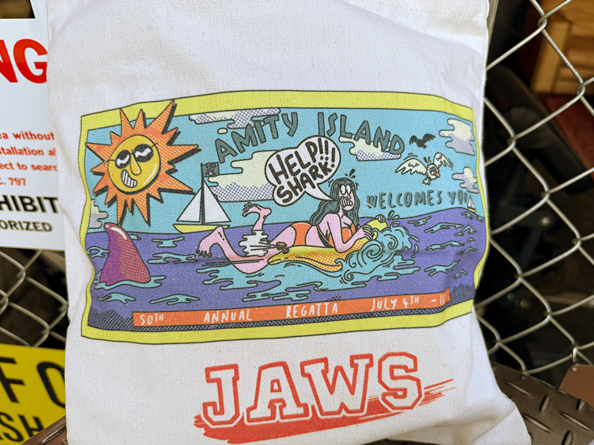 映画　ジョーズ　オフィシャル　トートバッグ　（アミティアイランド） ■ アメリカン雑貨 アメリカ雑貨 |  | 01