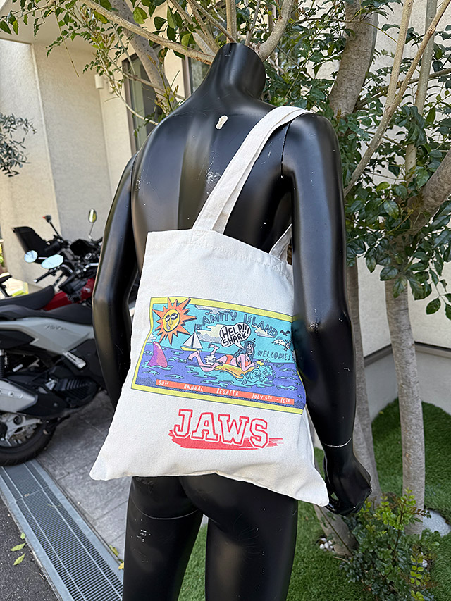映画　ジョーズ　オフィシャル　トートバッグ　（アミティアイランド） ■ アメリカン雑貨 アメリカ雑貨 |  | 06